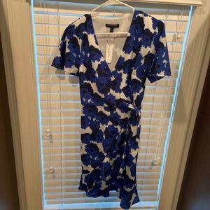 Banana Republic Factory Floral Wrap Mini Dress